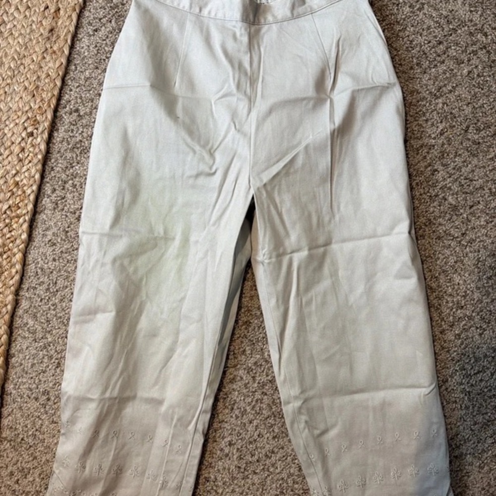 Men's Cream Casual Chinos